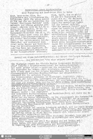 Kooperation statt Konfrontation : eine Begegnung mit Hans-Peter Dürr in Halle