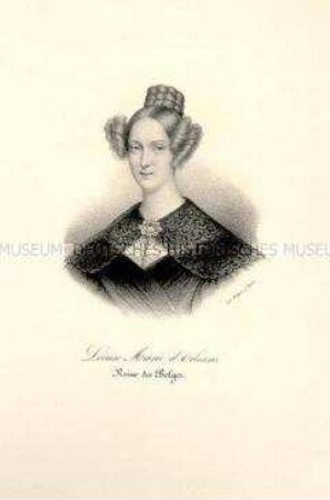 Porträt der Louise Marie d'Orleans, Königin von Belgien