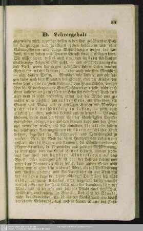 D. Lehrergehalt