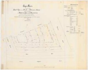 Wohnhäuser Nordufer, Berlin-Wedding: Lageplan mit Baukörper 1:250