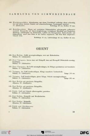 Orient (Nr. 608-687)