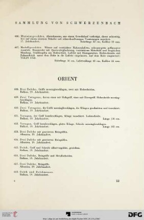 Orient (Nr. 608-687)