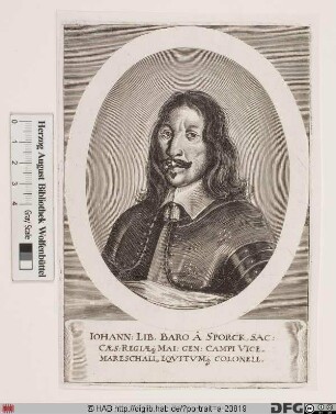 Bildnis Johann Sporck (1647 Reichsfrhr., 1664 Reichsgraf von)