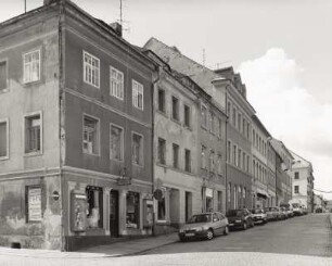 Kamenz, Bautzner Straße. Blick von der Pfortenstraße nach Osten