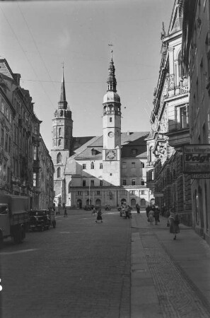 Bautzen. Rathaus mit Dom