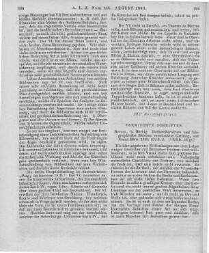 Horn, F.: Dichtercharaktere und biographische Skizzen vermischter Gattung. Berlin: Herbig 1830