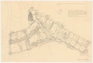 Landesheilanstalt, Bad Emstal-Merxhausen Friedhof: Entwurfsplan 1:200