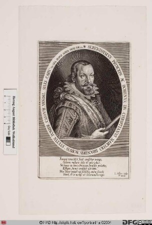 Bildnis Christian, Markgraf von Brandenburg-Kulmbach (reg. 1603-35)