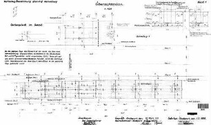 Herrenberg: Empf.-Gebäude Bst-Überdachung Bst.1 STA,Dach,Übersichtsplan,Detail Gelenk