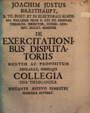 De exercitationibus disputatoriis