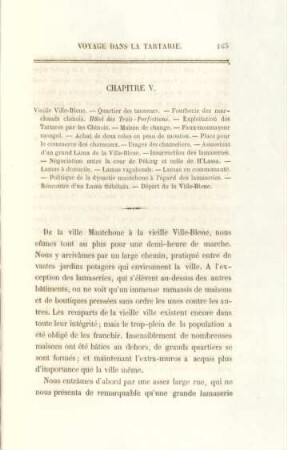 Chapitre V. Vieille Ville-Bleue. - ...