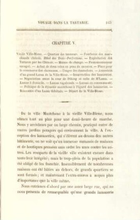 Chapitre V. Vieille Ville-Bleue. - ...
