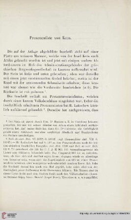 9: Proxenenliste von Keos