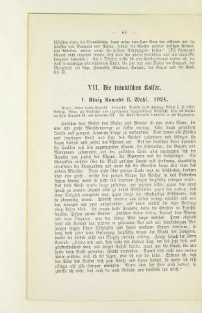 VII. Die fränkischen Kaiser