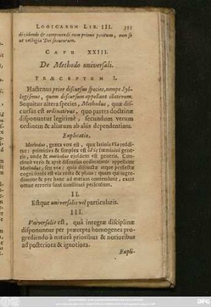 Capu XXIII. De Methodo universali.