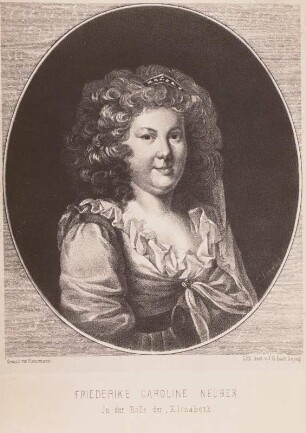 Caroline Neuber in der Rolle der Elisabeth