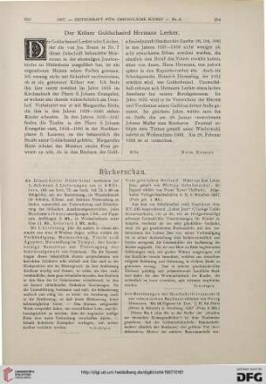 Der Kölner Goldschmied Hermann Leeker