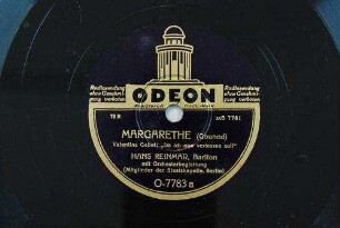 Margarethe : Valentins Gebet: "Da ich nun verlassen soll" / (Gounod)
