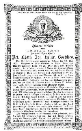 Boetzkes, Pet. Math. Joh. Heinr.