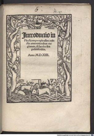 Introductio in Physicam paraphrasim : adiectis annotationibus explanata