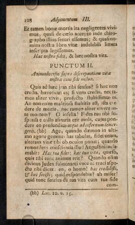 108-110, Punctum II