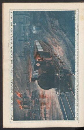 Tafel: Past the blazing furnaces, [...]