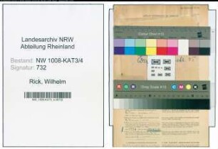 Entnazifizierung Wilhelm Rick , geb. 00.00.0000 (Faerber)
