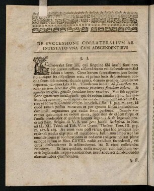 2-8, De Svccessione Collateralivm Ab Intestato Vna Cvm Adscendentibvs.