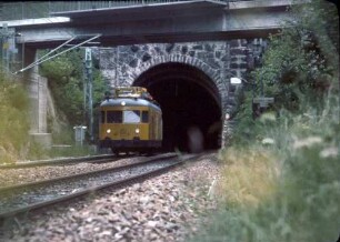 Badische Schwarzwaldbahn Niederwasser Turmtriebwagen 701 011 Portal Eisenbergtunnel
