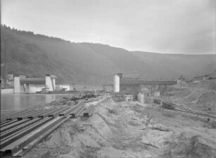Gesamtanlage Baustelle Staustufe Hirschhorn