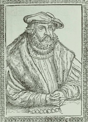 Bildnis "Hertzog Friederich der dritte (d. Weise), Churfürst zu Sachssen"