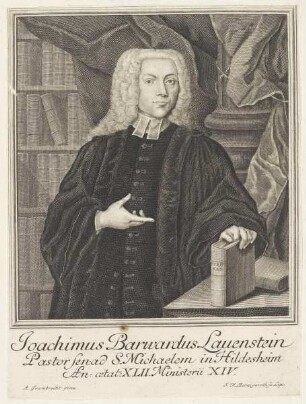 Bildnis des Joachimus Barwardus Lauenstein