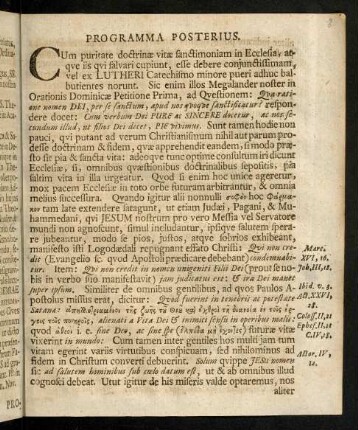 B4r-C4v, Programma Posterius.