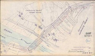 Baubeschreibung, statische Berechnungen und Prüfungsgutachten für die zweite Leitung über 27 kV von vom Kraftwerk Laufenburg nach Albbruck mit der Rhein-, Bahn- und Postkreuzung
