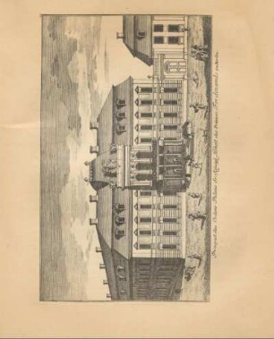 Prospect des Ordens-Palais Sr. Königl. Hoheit des Prinzen Ferdinands zu Berlin