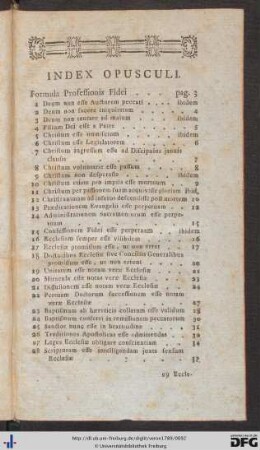 Index Opusculi.