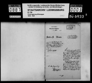 Schuldenwesen der Teilgemeinde Birkenlohe, Gemeindebezirk Ruppertshofen