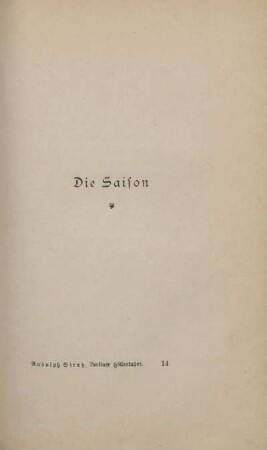 Die Saison