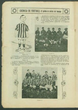 Crónica de Football - El partido de práctica del Domingo