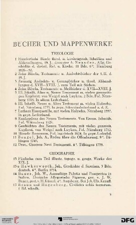 Bücher und Mappenwerke (Nr. 1-807)