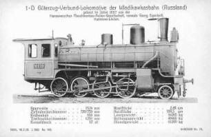 1-D Güterzug-Verbund-Lokomotive der Wladikawkasbahn
