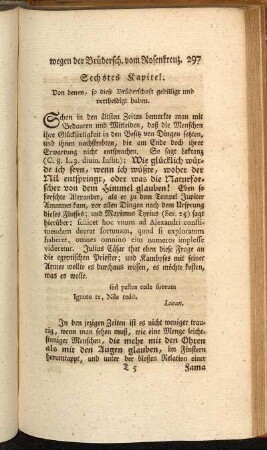 Sechstes Kapitel. Von denen, so diese Brüderschaft gebilligt und vertheidigt haben.