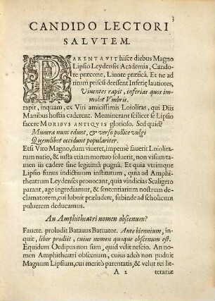 Iusto Lipsio Inferiae Josepho Scaligero Vindiciae a Leydensibus Academicis datae