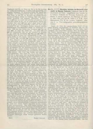 356-357 [Rezension] Martin, J. P. P., Description technique des Manuscrits grecs relatifs au Nouveau Testament, conservés dans les Bibliothèques de Paris