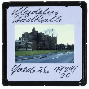 Magdeburg, Stadthalle : Westseite