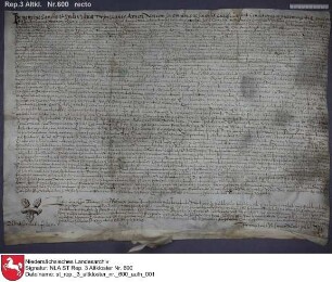 1624 Oktober 21 Notariatsinstrument über die Wahl der Metta Drewes zur Domina des Alten Klosters
