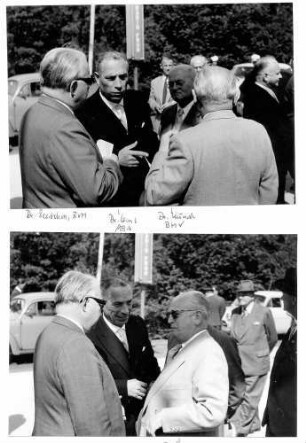 Eröffnung der Strecke Bruchhausen - Baden-Baden am 26.08.1956