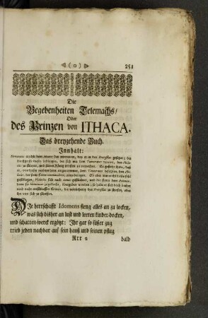 Das dreyzehende Buch.