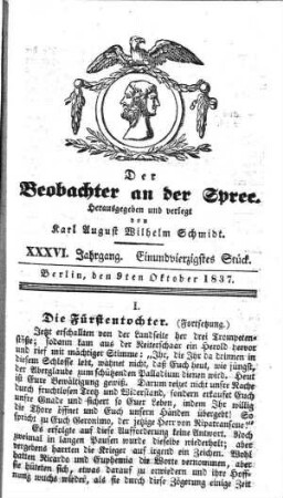 41. Stueck, 9. Oktober 1837