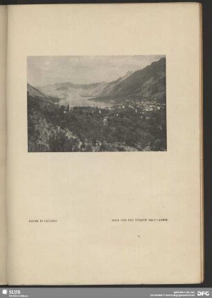 Blick von der Strasse nach Cetinje